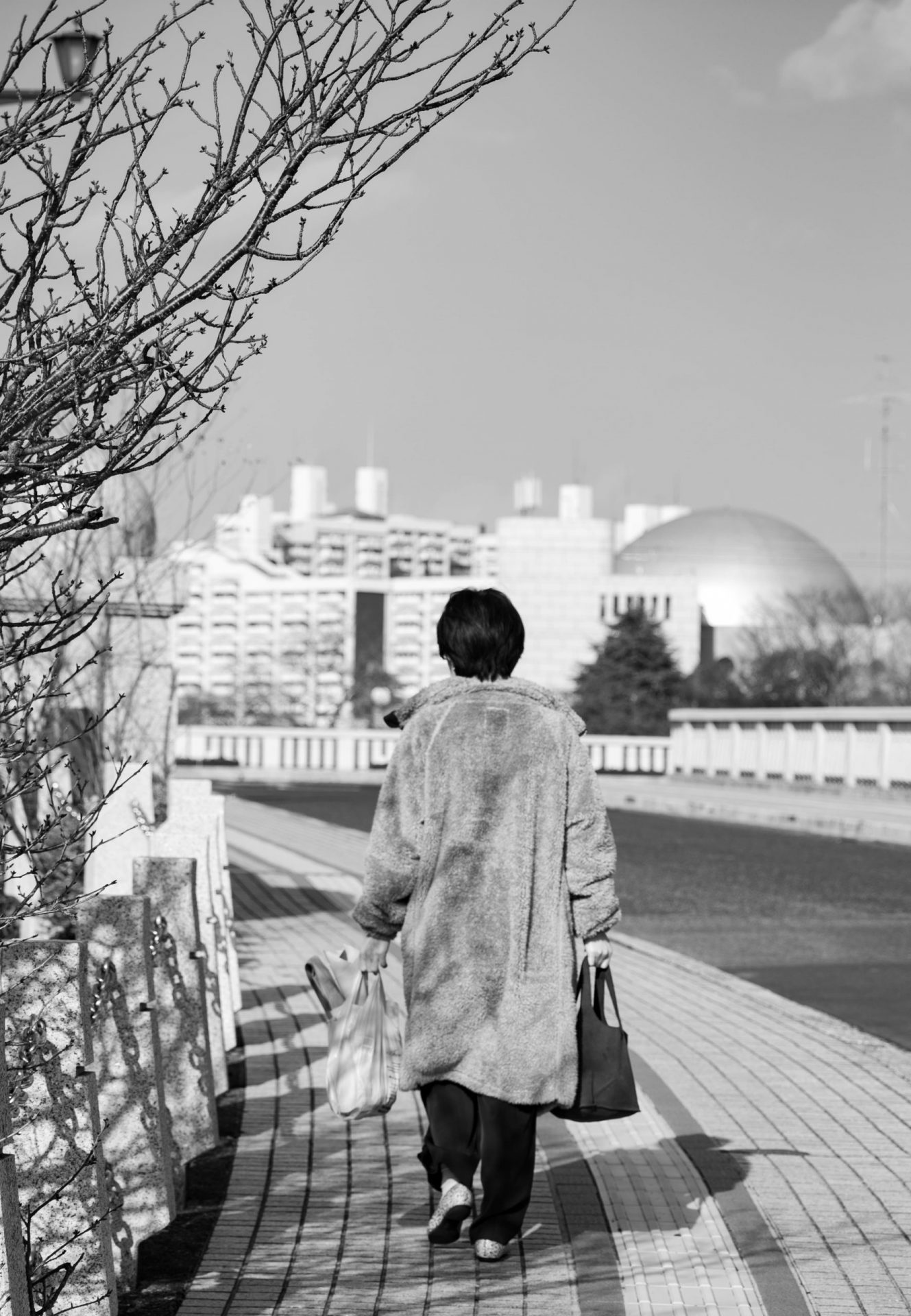 walking home street photography in Hiroshima