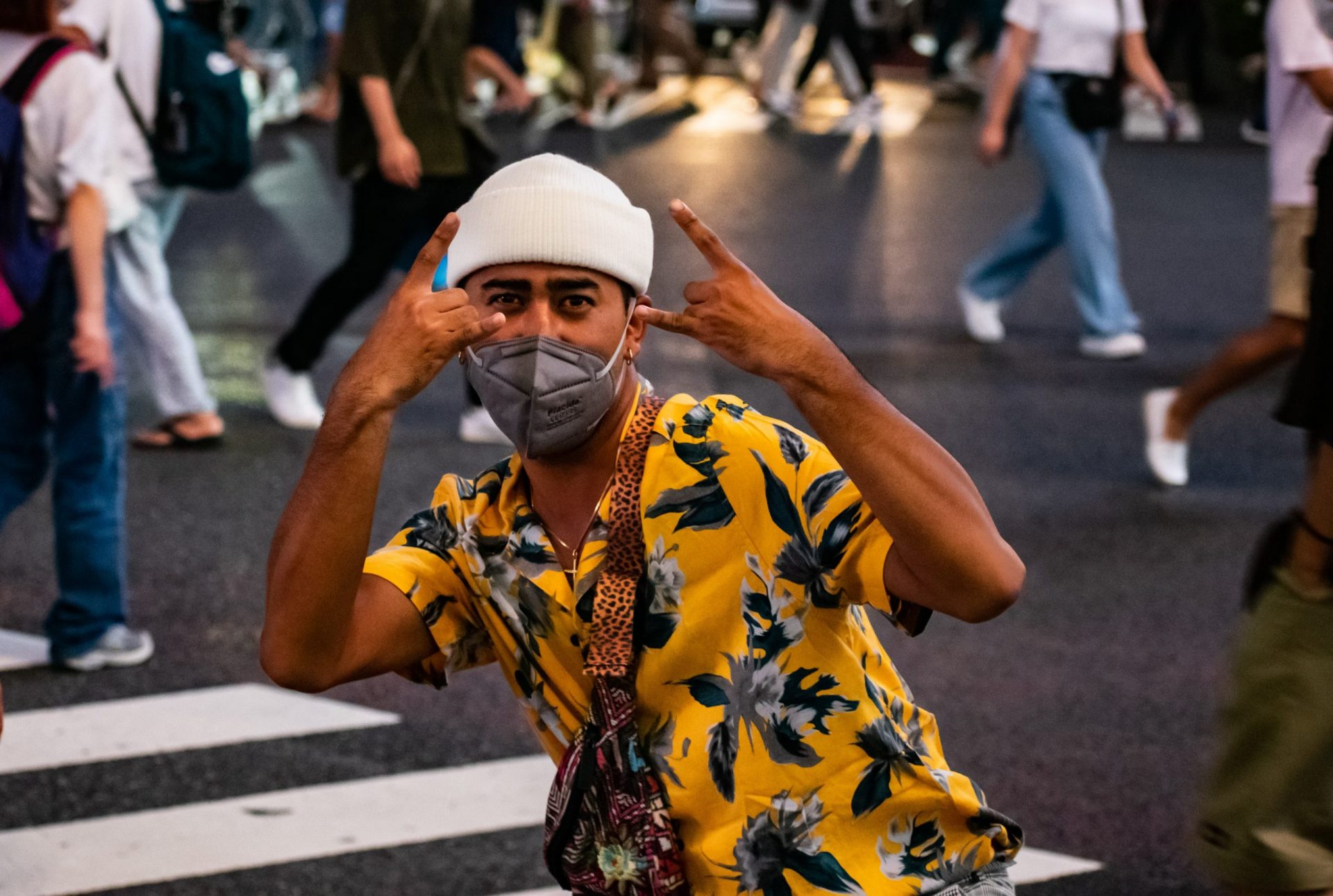 A high member of Shibuya crossing