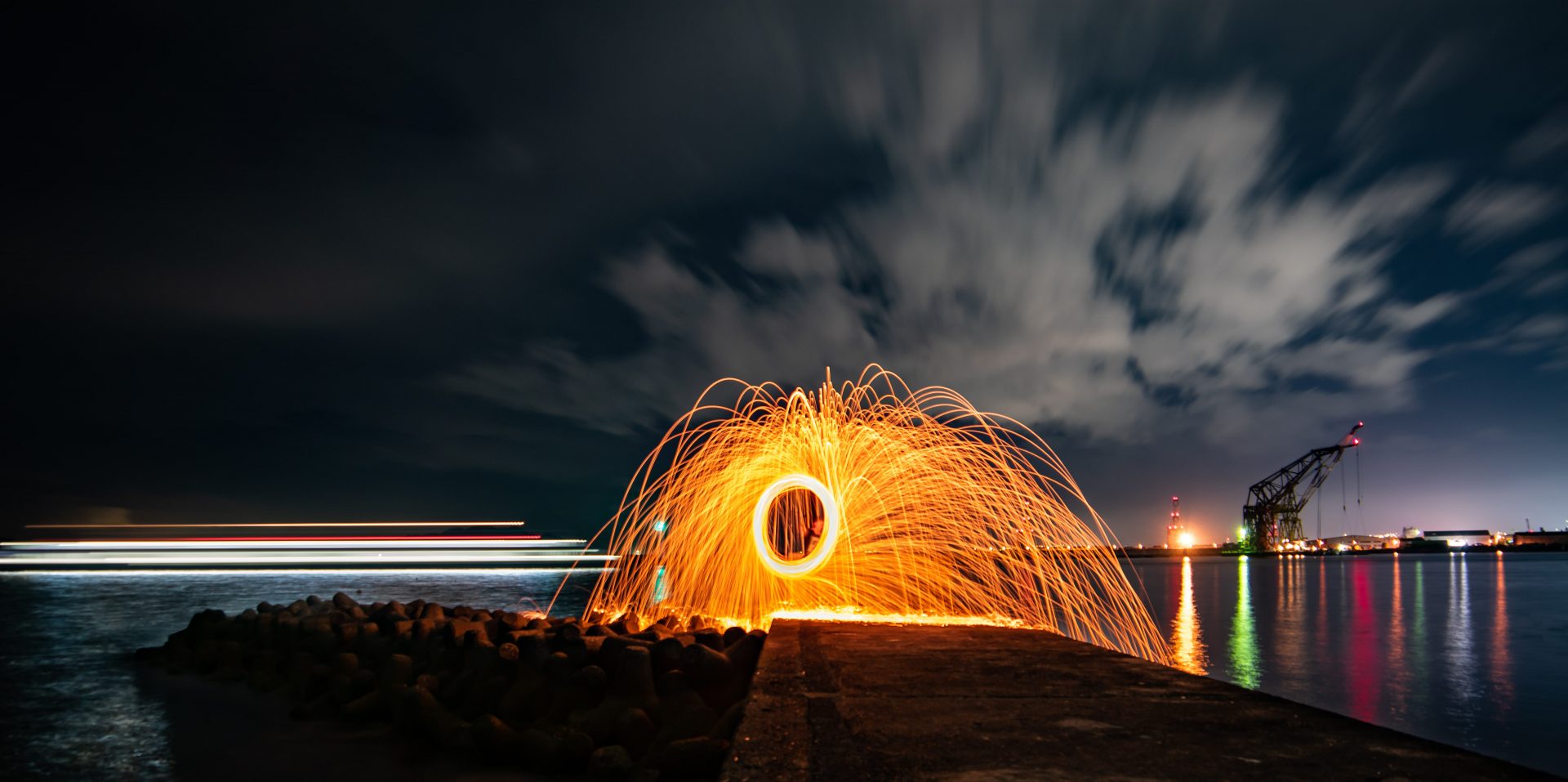 Steel wool photography in the bay area